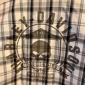 Harley Davidson plaid shirt like new size xxl